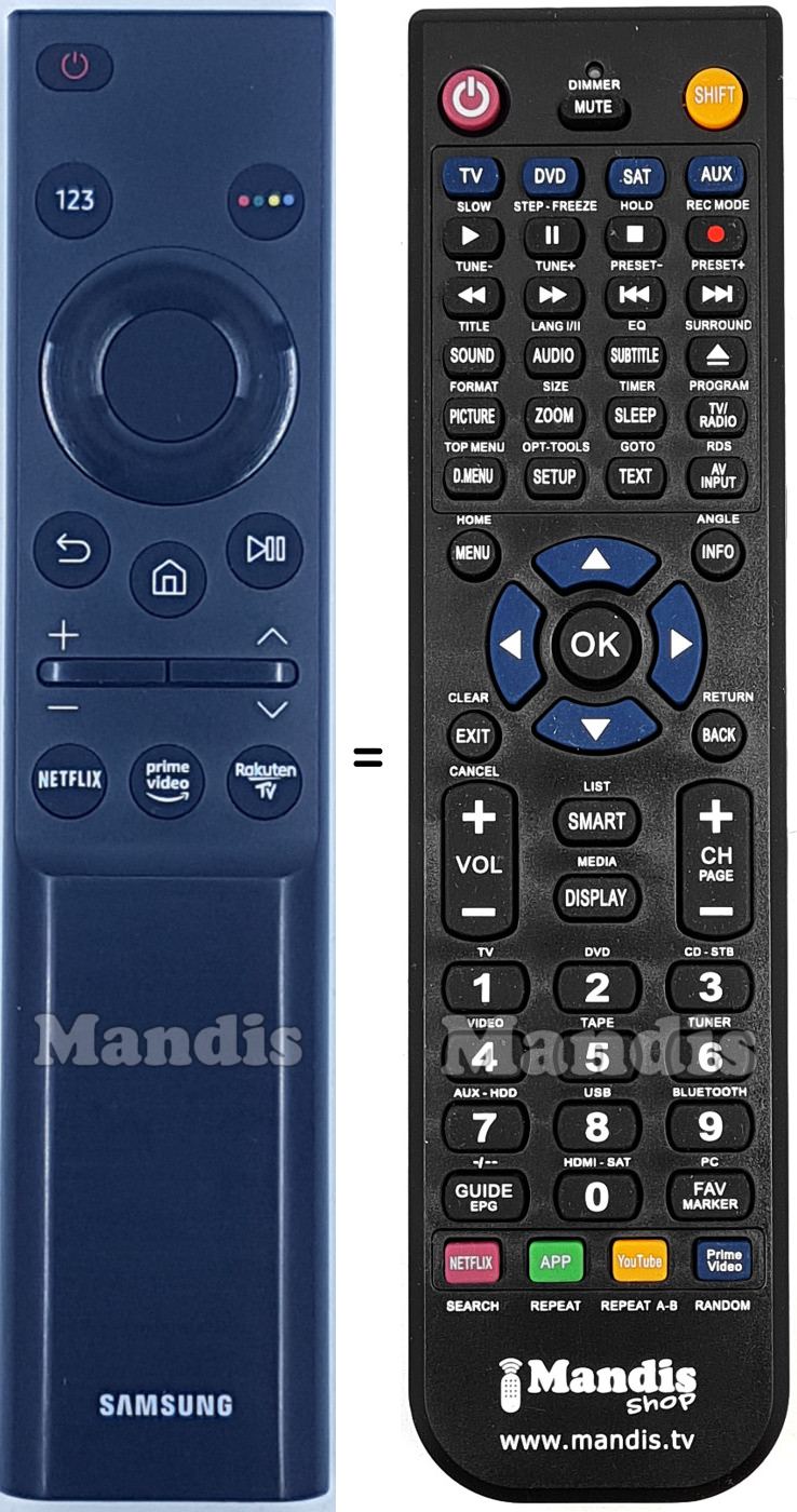 Replacement remote control Samsung BN59-01358C