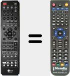 Replacement remote control for AKB32273502