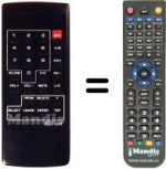 Replacement remote control ICX-550