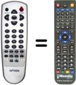 Replacement remote control OLIDATA NF-1500 MAE