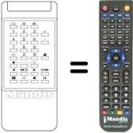 Replacement remote control MOD.8100