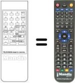 Replacement remote control Lenoir TV6320VR
