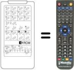 Replacement remote control REMCON1179