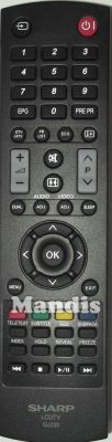 Original remote control SHARP GJ220 (9JR9800000005)