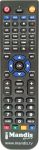 Replacement remote control for RC3100DV, 7600