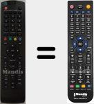 Replacement remote control for K40DLH1F
