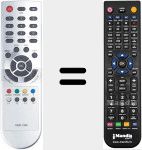 Replacement remote control for DSR-1350
