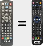 Replacement remote control for ZAP26510K-L