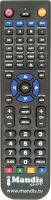 Replacement remote control Seleco VARIANT ISV70ST-SAT 28'