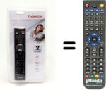 Replacement remote control Thomson 21SCN380