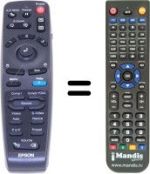 Replacement remote control Epson 1231016