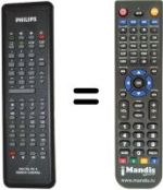 Replacement remote control Philips 26CS3385-02Z