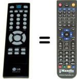 Replacement remote control LG CK20F80