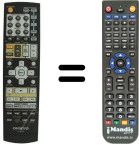 Replacement remote control Onkyo HTR 940