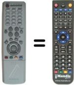 Replacement remote control Samsung LE26A41BX/XEC