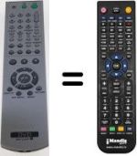 Replacement remote control Sony DVP-M50