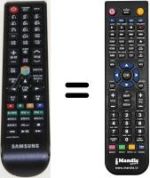 Replacement remote control Samsung PS42P2SX/XEC