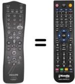 Replacement remote control Philips VR600