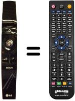 Replacement remote control LG 47LX9500