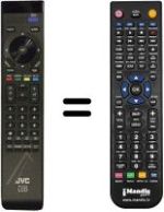 Replacement remote control JVC LT-37HB1SU / AX