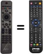 Replacement remote control Philips 996510038668