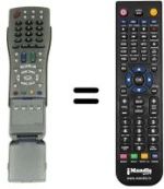 Replacement remote control Sharp LC-37GD9E