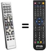Replacement remote control Kathrein UFS822SW