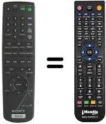 Replacement remote control Sony DVP-NC600