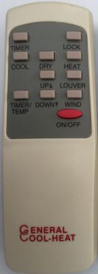 Original remote control GENERAL Cool-Heat