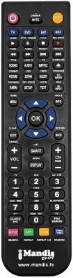 Replacement remote control DACO DVD-401,413,414 HDMI