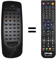 Replacement remote control JVC RMSEC55U