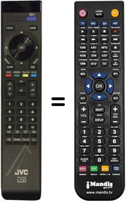 Replacement remote control JVC LT-37HB1SU / AX