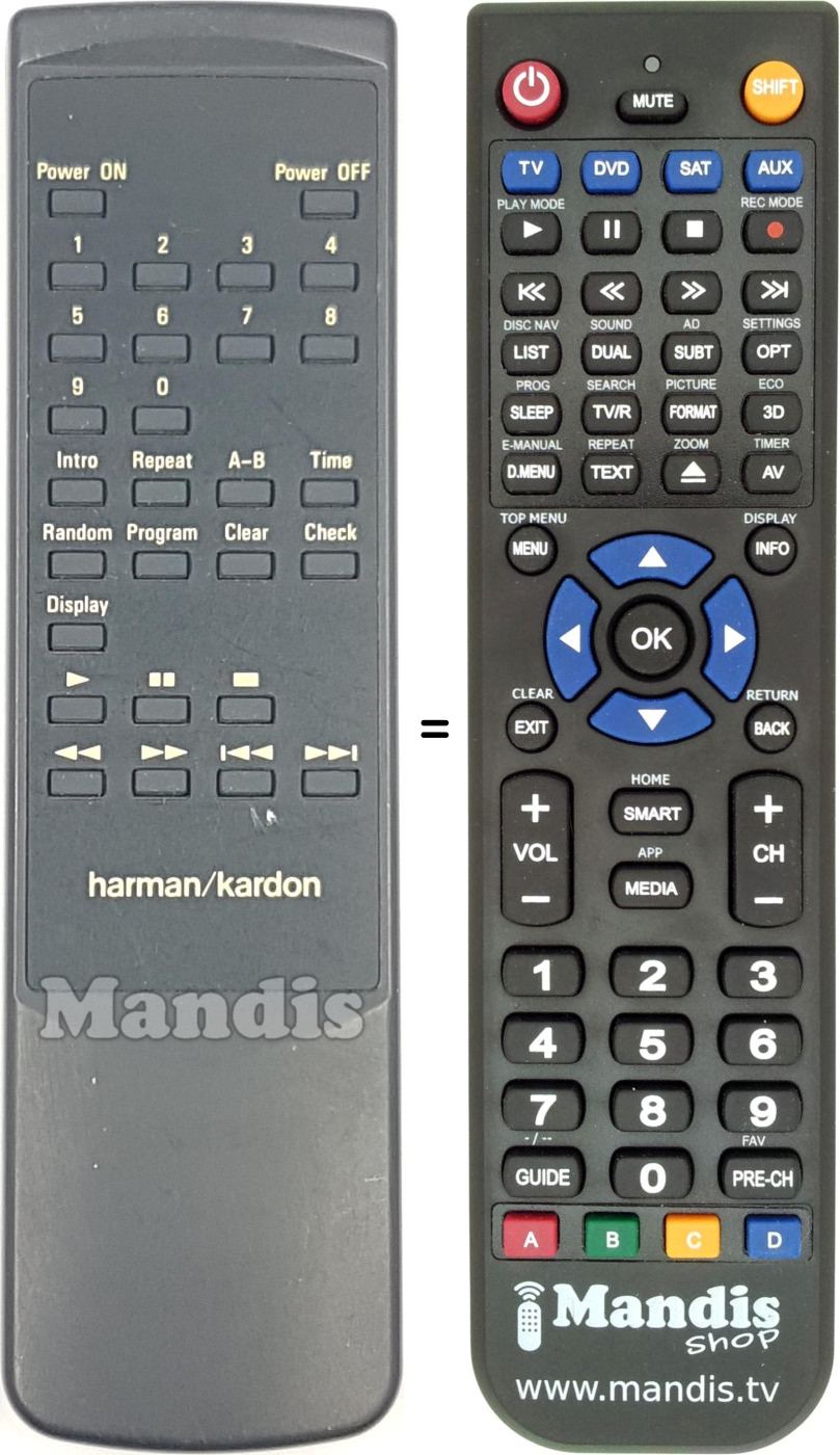 Replacement remote control REMCON2088