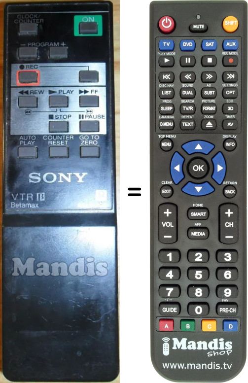 Replacement remote control RMT-235
