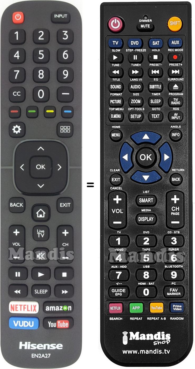 Replacement remote control EN2A27