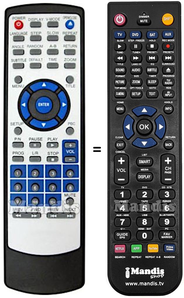 Replacement remote control Cie REMCON229