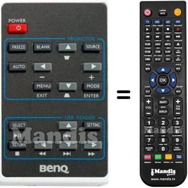 Replacement remote control Benq Joybee GP1