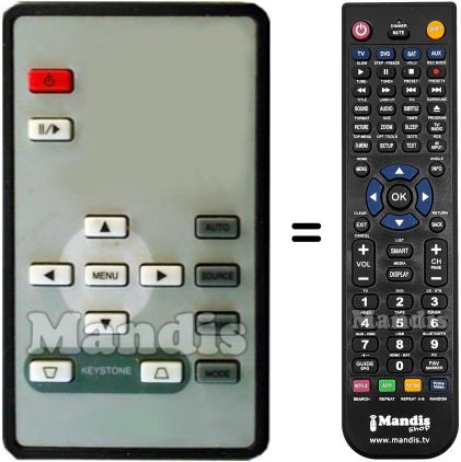 Replacement remote control Viewsonic PJ503D