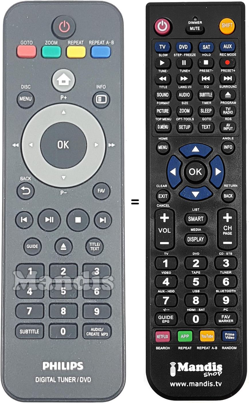 Replacement remote control 1014000685