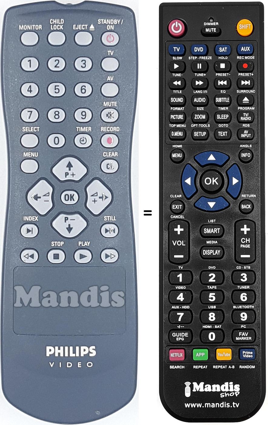 Replacement remote control 862266111101