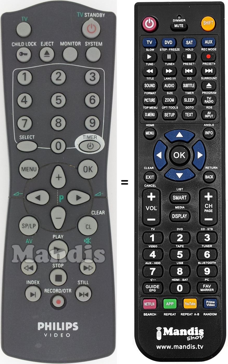 Replacement remote control 862266192101