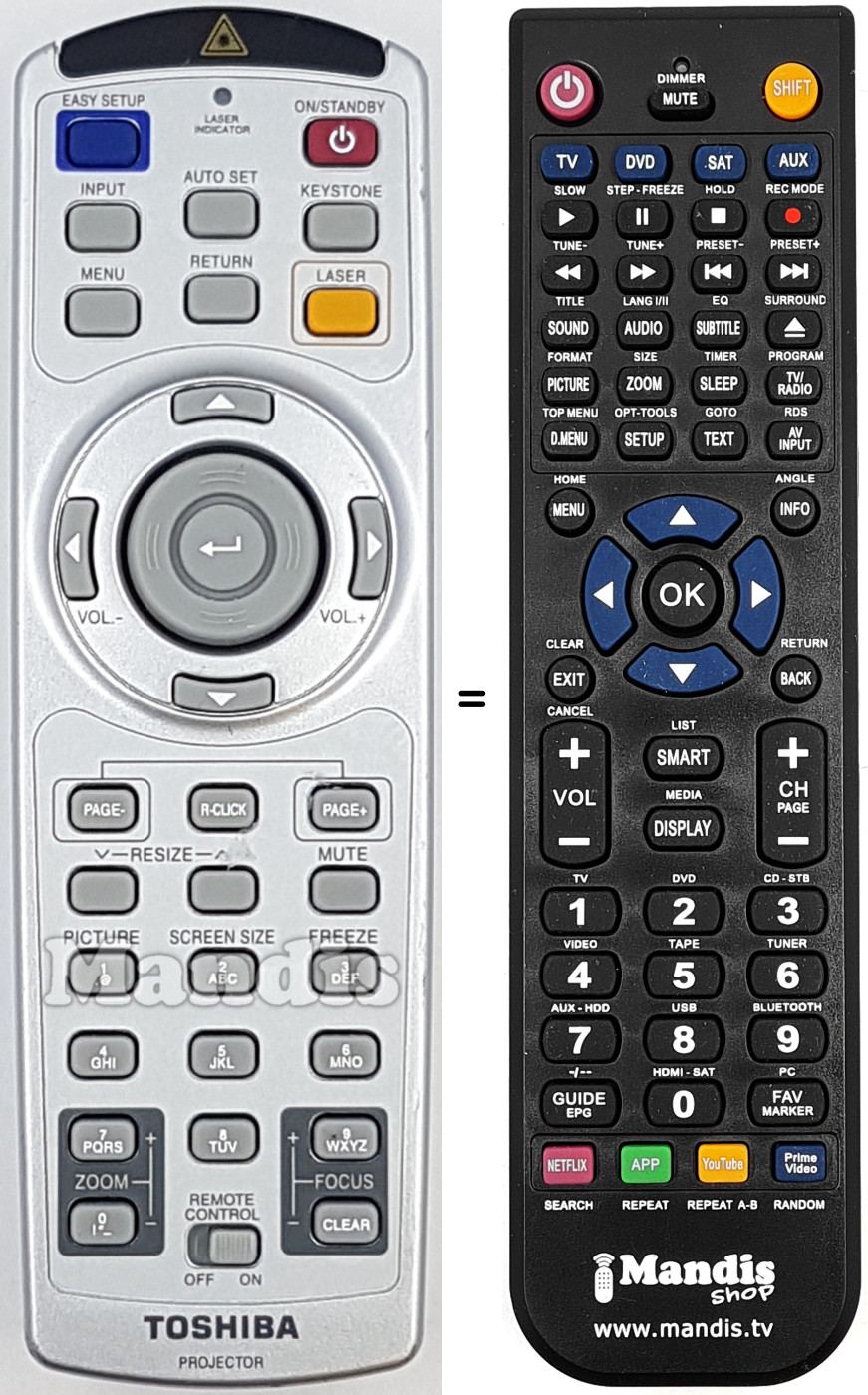 Replacement remote control CT-90247