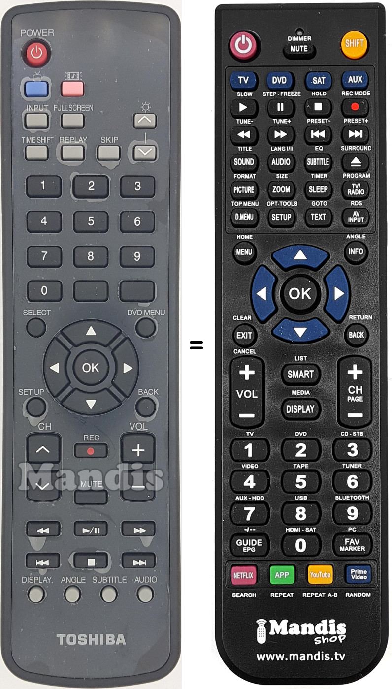 Replacement remote control G83C00041710