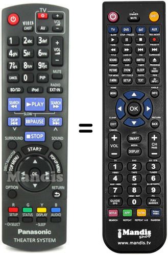 Replacement remote control N2QAKB000073