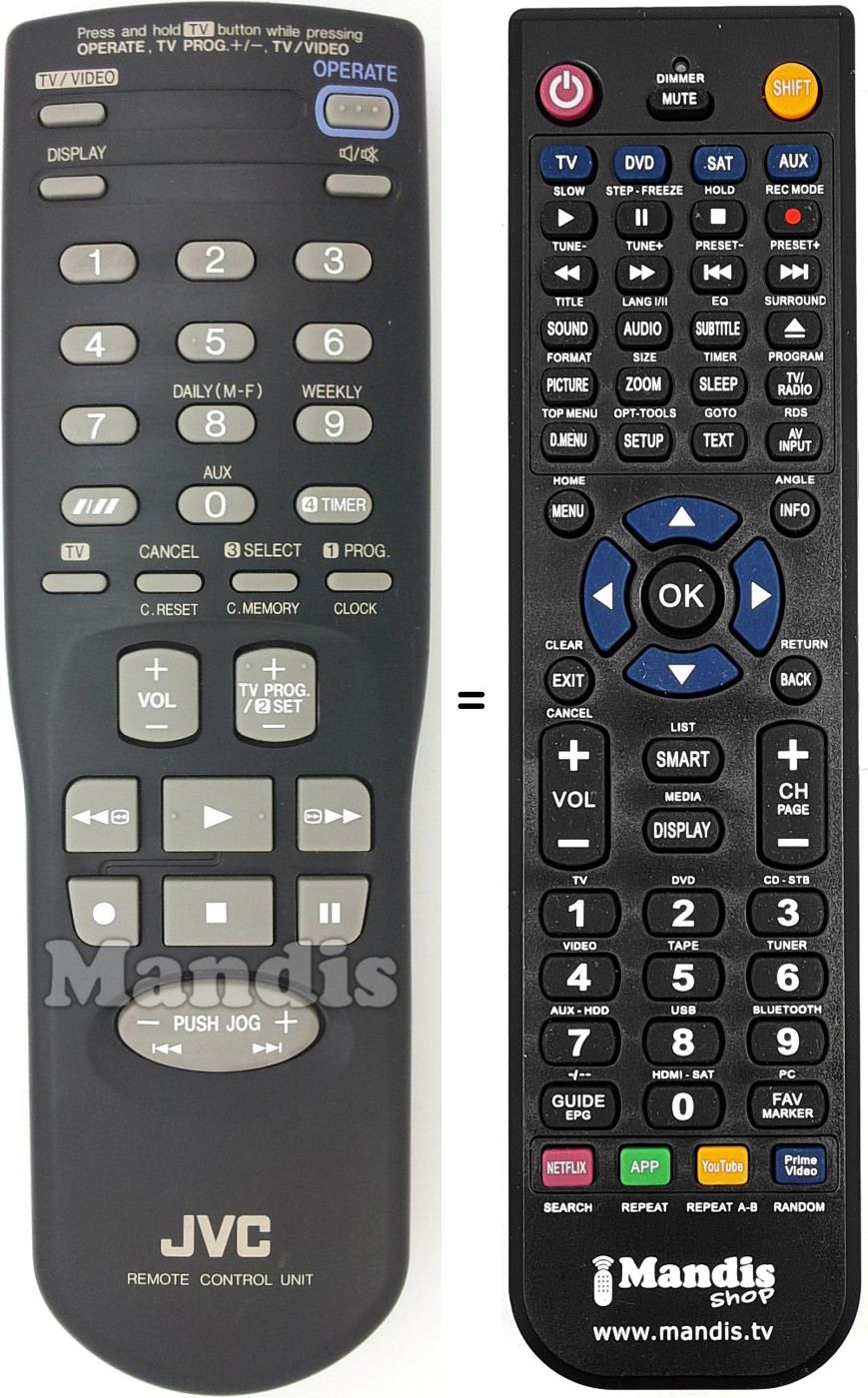 Replacement remote control REMCON1552