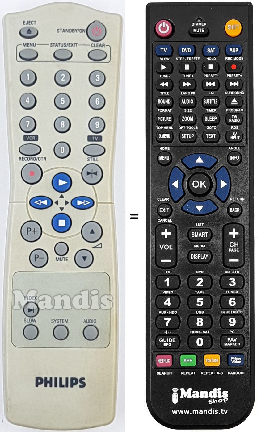 Replacement remote control REMCON1980