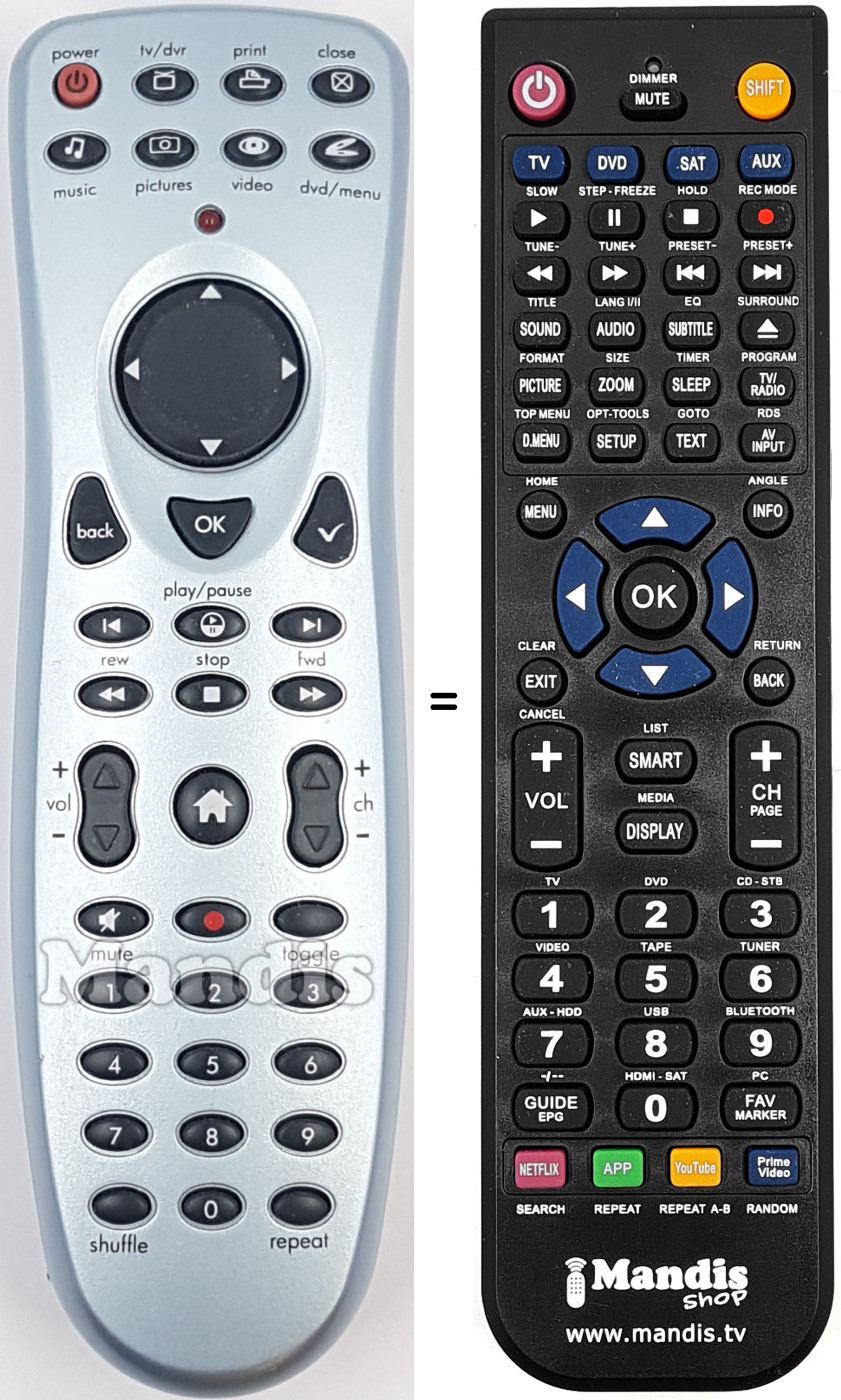 Replacement remote control REMCON1983