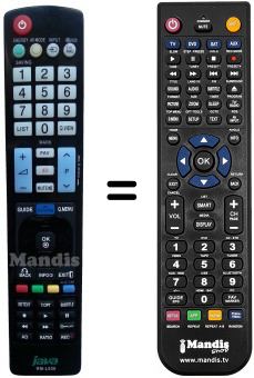 Replacement remote control HUAYU RM-L 930
