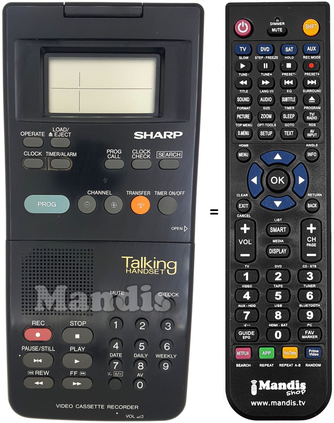 Replacement remote control G0558GE
