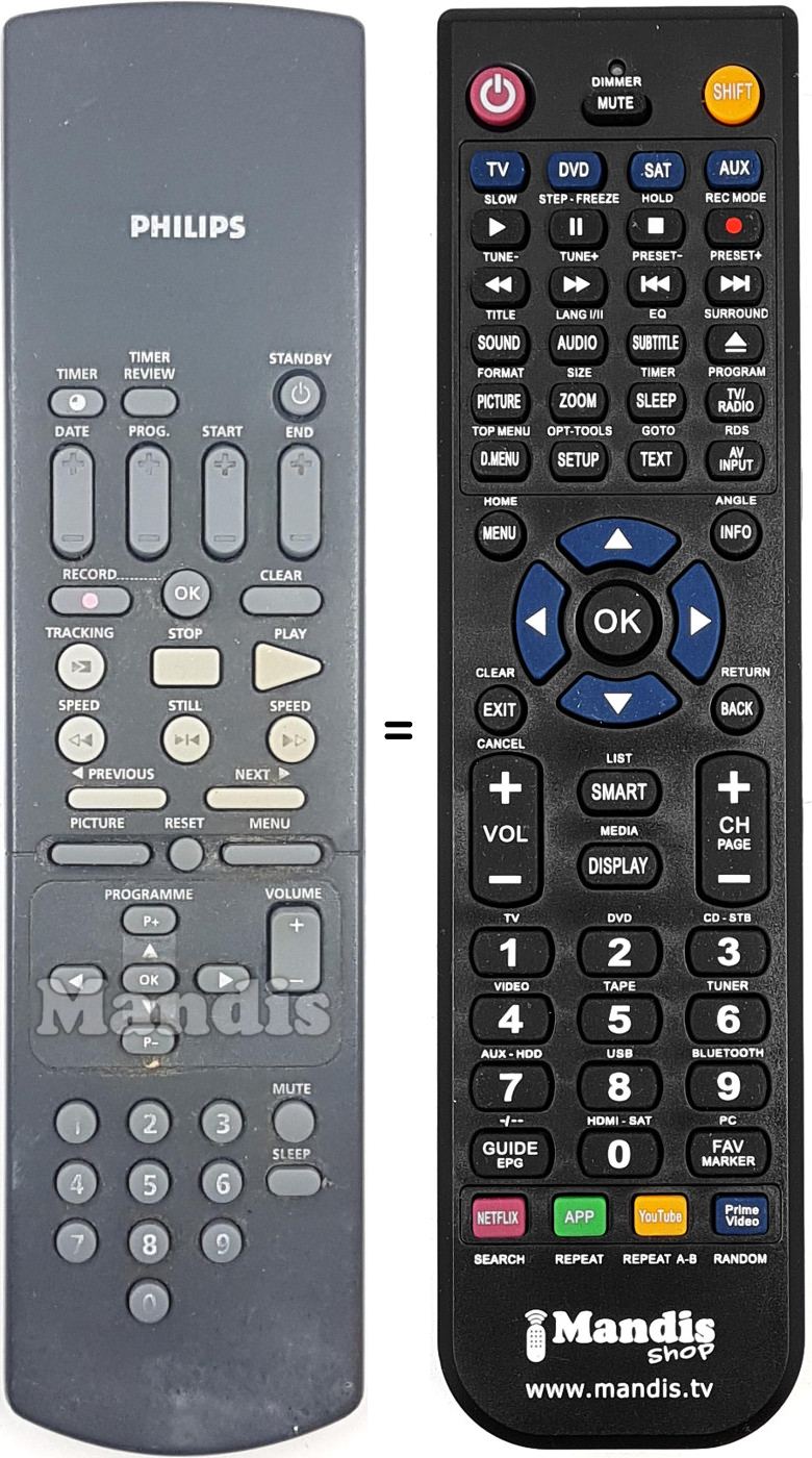 Replacement remote control RT144513